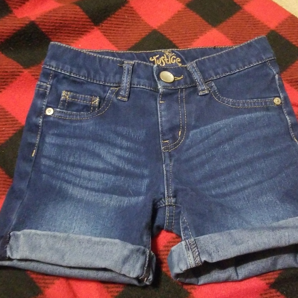 Justice blue Jean shorts